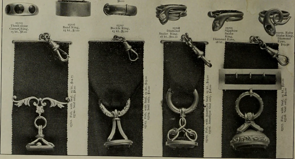 An illustration from 1905 catalogue : the gold and silversmiths, 1905, leaf 7
