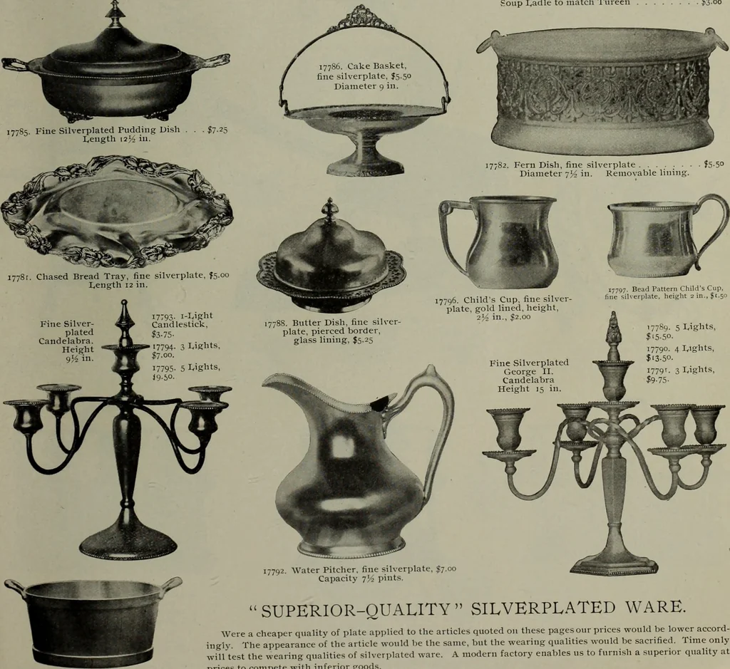 An illustration from 1905 catalogue : the gold and silversmiths, 1905, leaf 96