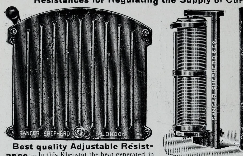 An illustration from 1907 price list, cancelling previous lists, of light filters, cameras, and all materials for orthochromatic and colour photography : scientific instruments for light measurement, photo spectroscopes, photo micrographic appliances, etc., 1907, leaf 20