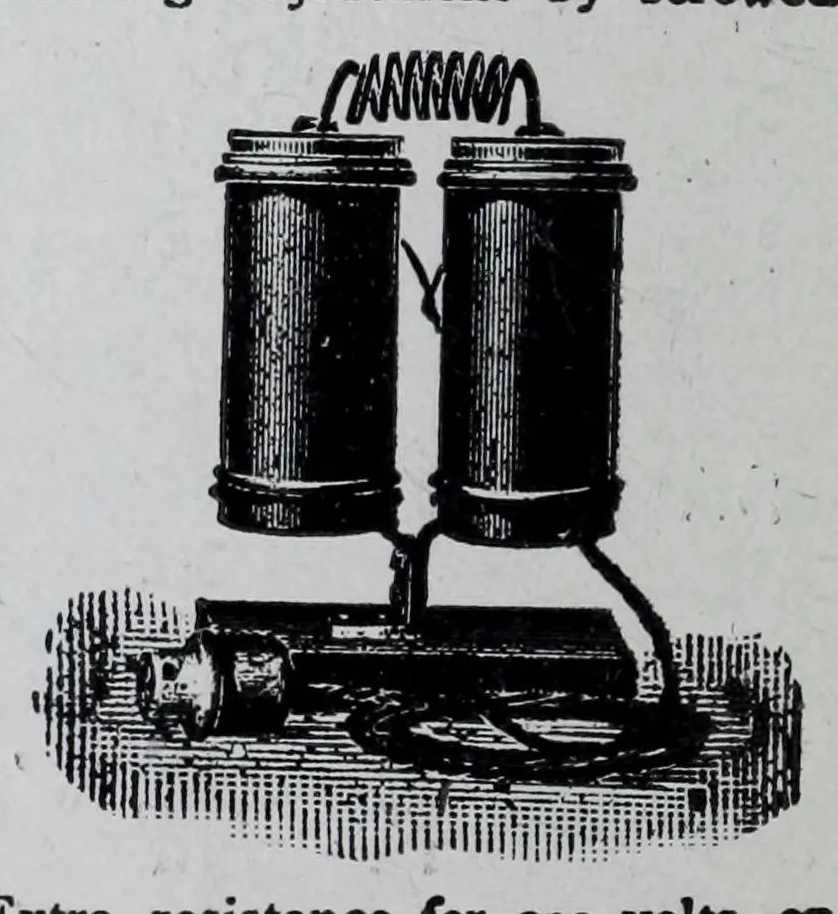 An illustration from 1907 price list, cancelling previous lists, of light filters, cameras, and all materials for orthochromatic and colour photography : scientific instruments for light measurement, photo spectroscopes, photo micrographic appliances, etc., 1907, leaf 20