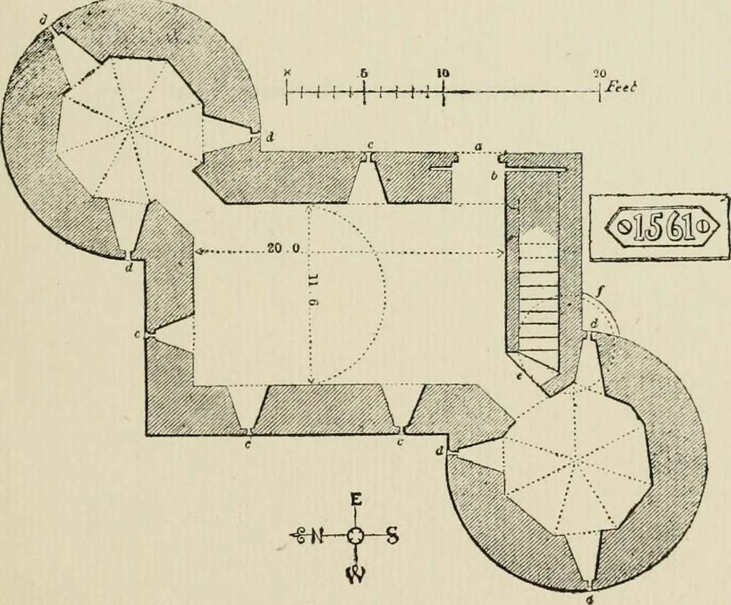 An illustration from The baronial and ecclesiastical antiquities of Scotland, 1909, leaf 16