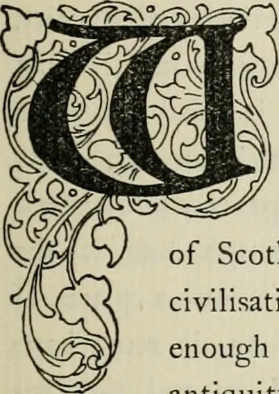 An illustration from The baronial and ecclesiastical antiquities of Scotland, 1909, leaf 165