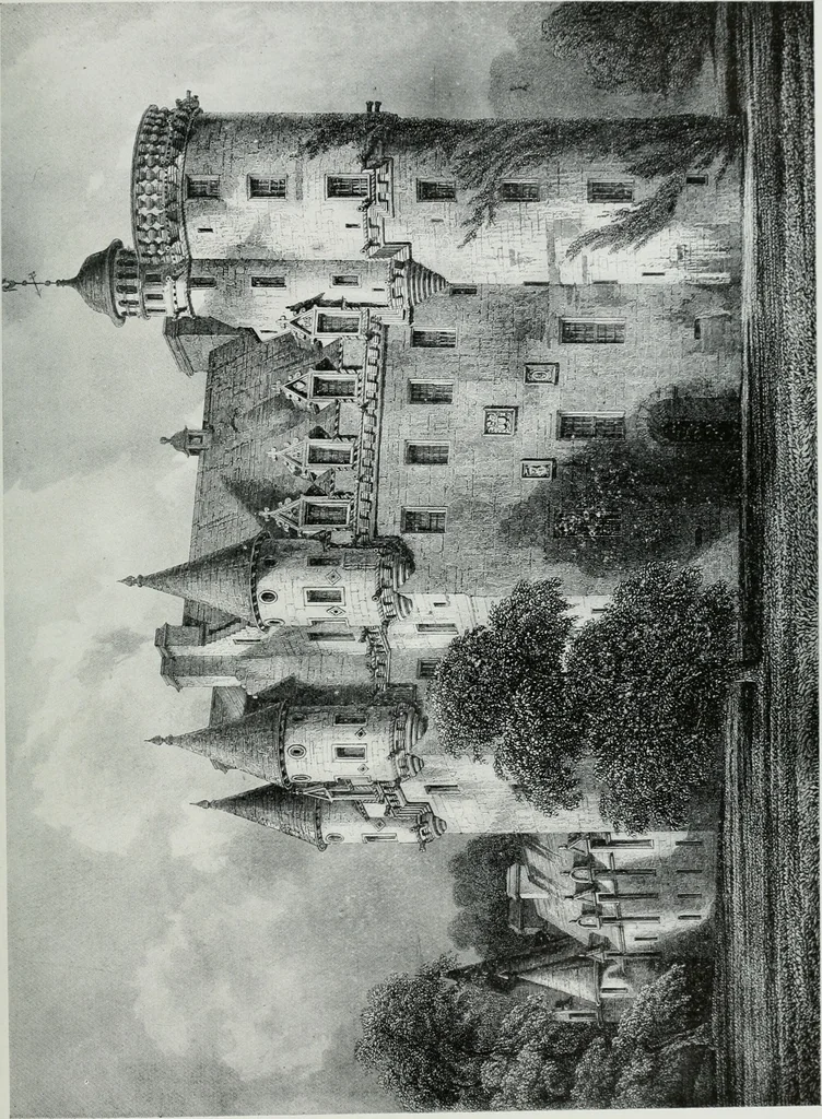 An illustration from The baronial and ecclesiastical antiquities of Scotland, 1909, leaf 203