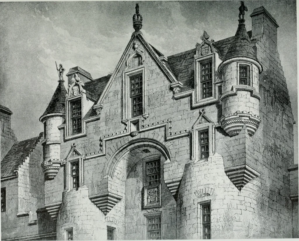 An illustration from The baronial and ecclesiastical antiquities of Scotland, 1909, leaf 217