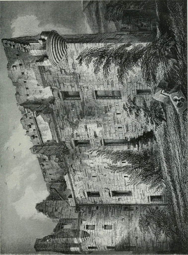 An illustration from The baronial and ecclesiastical antiquities of Scotland, 1909, leaf 34