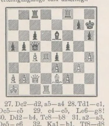 An illustration from 1912 Breslau XVIII. Kongress Des Deutschen Schachbundes, E. V., 1913, leaf 190
