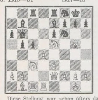 An illustration from 1912 Breslau XVIII. Kongress Des Deutschen Schachbundes, E. V., 1913, leaf 71