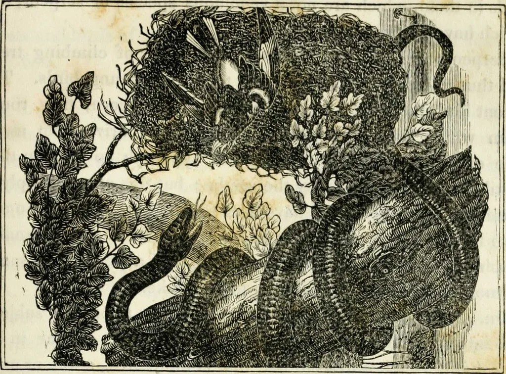 An illustration from The tongue of time, and star of the states: [electronic resource]: a system of human nature, with the phenomena of the heavens and earth. : American antiquities, remains of giants, geology, volcanoes, Egyptian and Indian magic, diet, dress, drinks, diseases, sleep, somnambulism, trances, resuscitation. : Also an account of persons with two souls, and of five persons who told colors by the touch, 1840, leaf 307