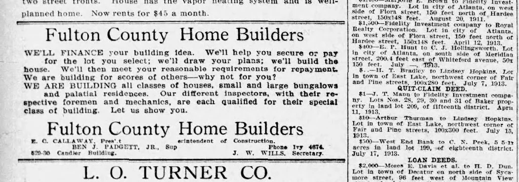 An illustration from 1913 July 30 Atlanta Journal 22 Pages Georgia, 1913, leaf 19