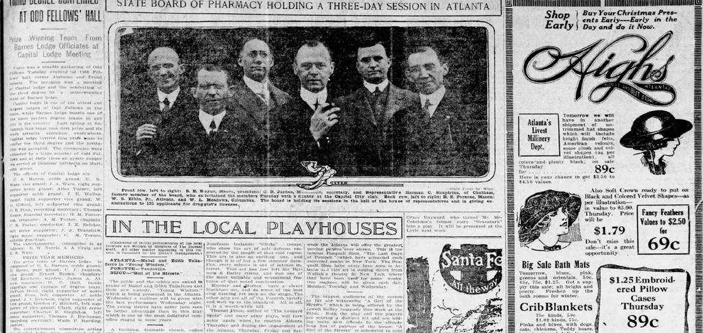 An illustration from 1913 November 05 Atlanta Journal 18 Pages Georgia, 1913, leaf 2