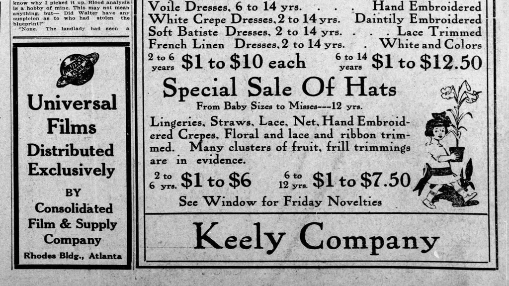 An illustration from 1914 April 2 Atlanta Journal 20 Pages Georgia, 1914, leaf 12