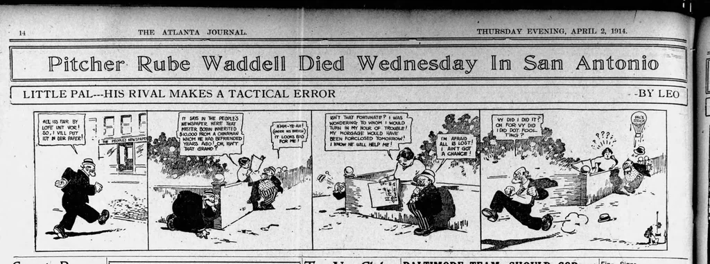 An illustration from 1914 April 2 Atlanta Journal 20 Pages Georgia, 1914, leaf 13