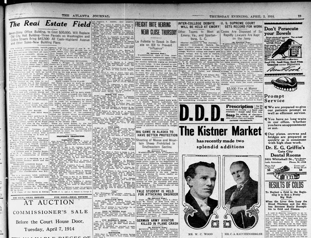 An illustration from 1914 April 2 Atlanta Journal 20 Pages Georgia, 1914, leaf 18