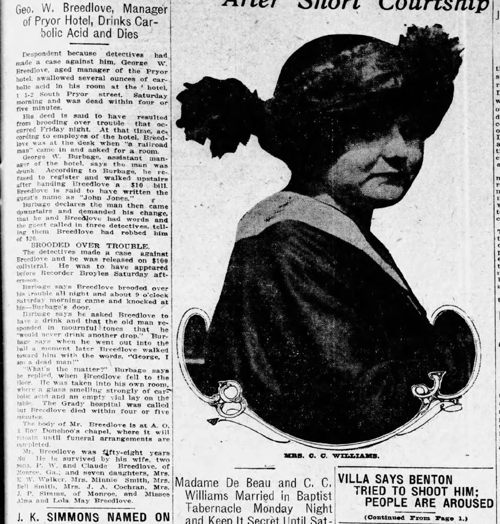 An illustration from 1914 February 21 Atlanta Journal 12 Pages Georgia, 1914, leaf 2