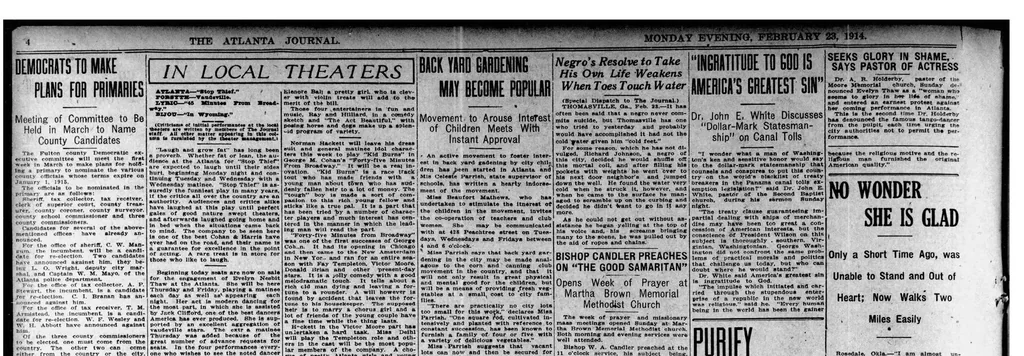 An illustration from 1914 February 23 Atlanta Journal 16 Pages Georgia, 1914, leaf 3