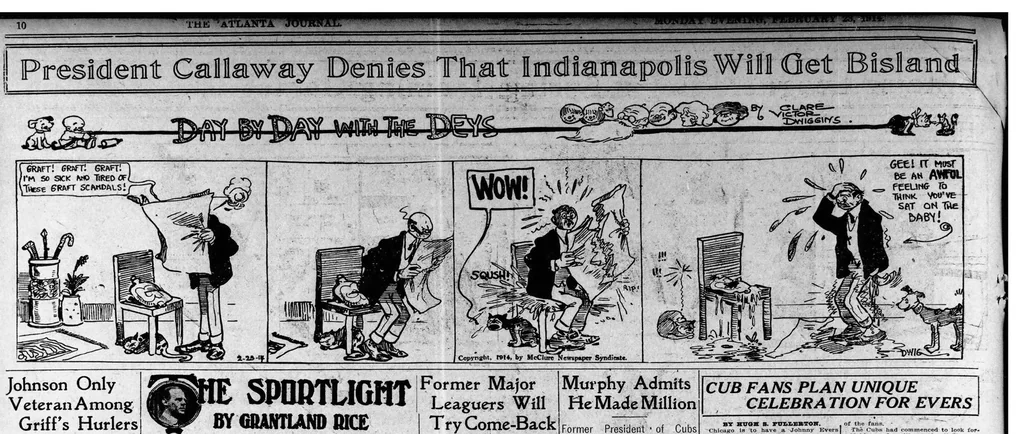 An illustration from 1914 February 23 Atlanta Journal 16 Pages Georgia, 1914, leaf 9