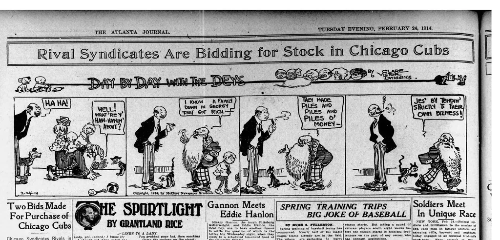 An illustration from 1914 February 24 Atlanta Journal 20 Pages Georgia, 1914, leaf 13