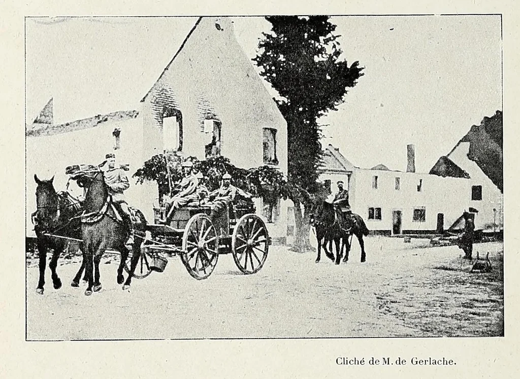 An illustration from 1914-1916. La guerre et les oeuvres d'art en Belgique, 1917, leaf 54