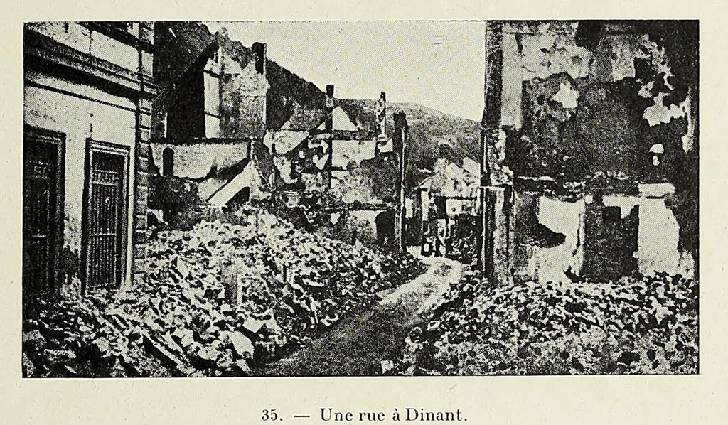 An illustration from 1914-1916. La guerre et les oeuvres d'art en Belgique, 1917, leaf 79