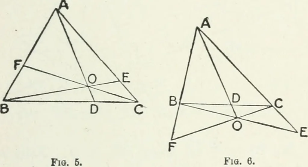 An illustration from Advanced geometry for high schools : synthetic and analytical, 1919, leaf 16