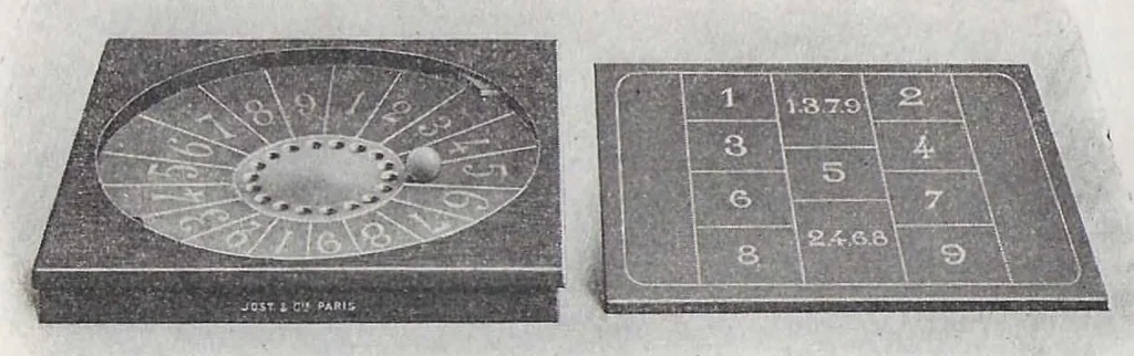An illustration from Jeux De Precision - Jost & Cie Catalogue No 22 [INCOMPLETE], 1922, leaf 9
