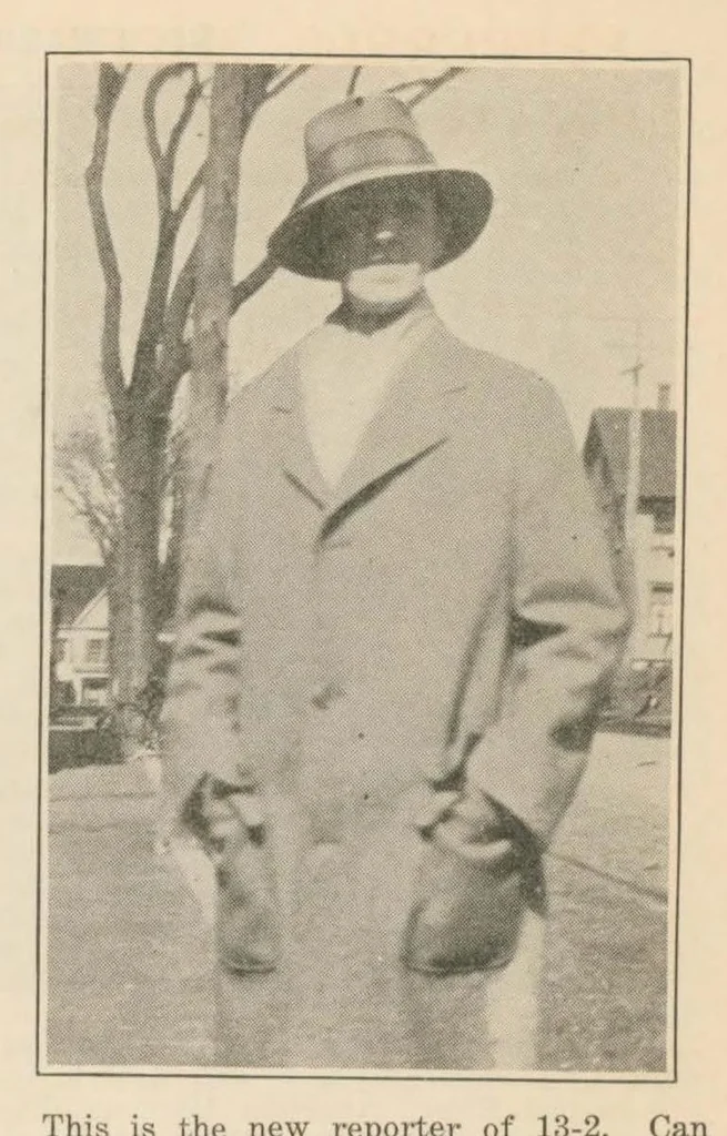 An illustration from Pepperell Manufacturing Company employee magazine, 1929–1930, 1929, leaf 108