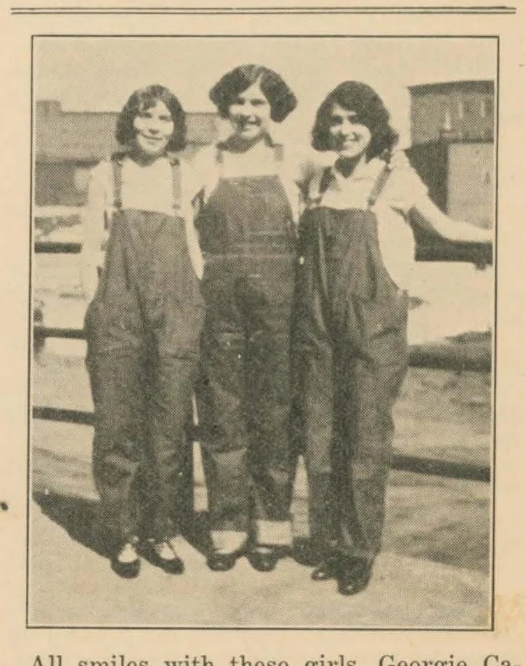 An illustration from Pepperell Manufacturing Company employee magazine, 1929–1930, 1929, leaf 9