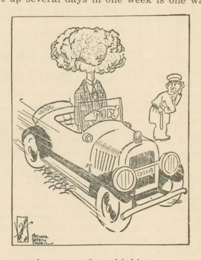 An illustration from Pepperell Manufacturing Company employee magazine, 1929–1930, 1929, leaf 99