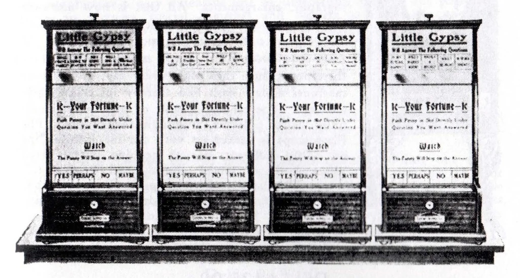 An illustration from ~1930 Exhibit Amusement Machines Exhibit Supply Catalog, 1930, leaf 22