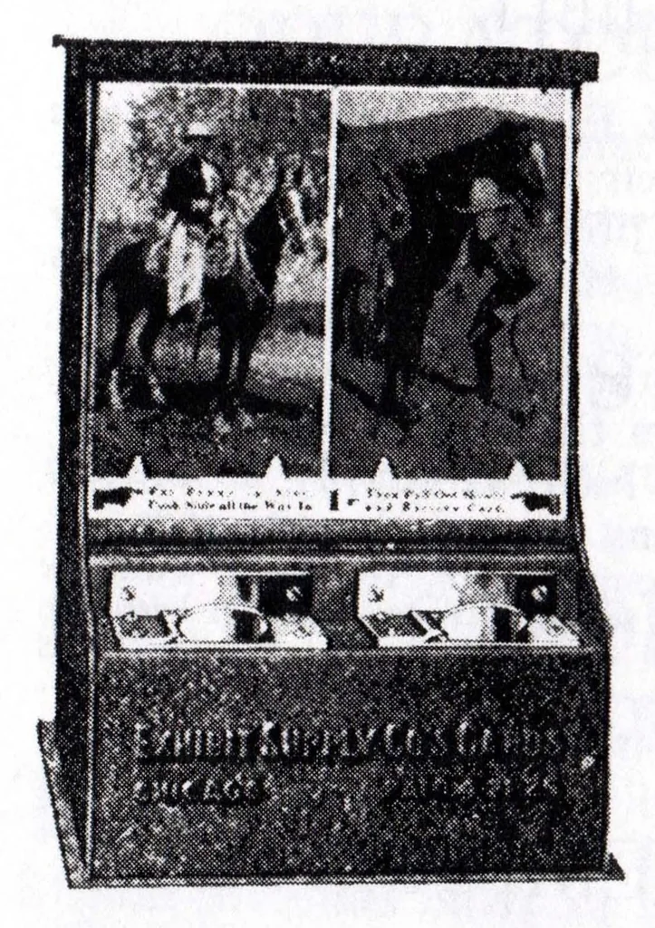 An illustration from ~1930 Exhibit Amusement Machines Exhibit Supply Catalog, 1930, leaf 31