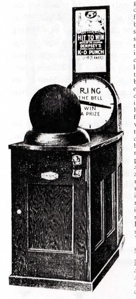An illustration from ~1930 Exhibit Amusement Machines Exhibit Supply Catalog, 1930, leaf 9