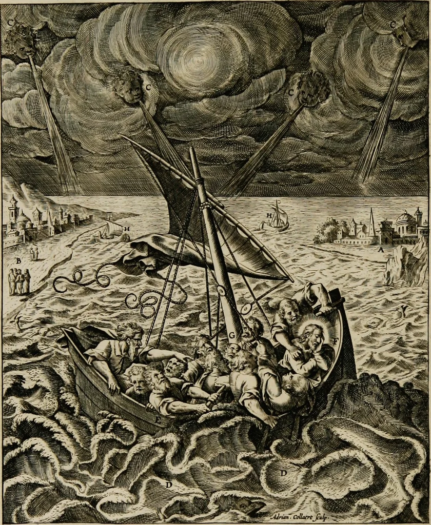An illustration from Adnotationes et meditationes in Euangelia quae in sacrosancto Missae sacrificio toto anno leguntur: cum eorundem Euangeliorum concordantia, 1607, leaf 104