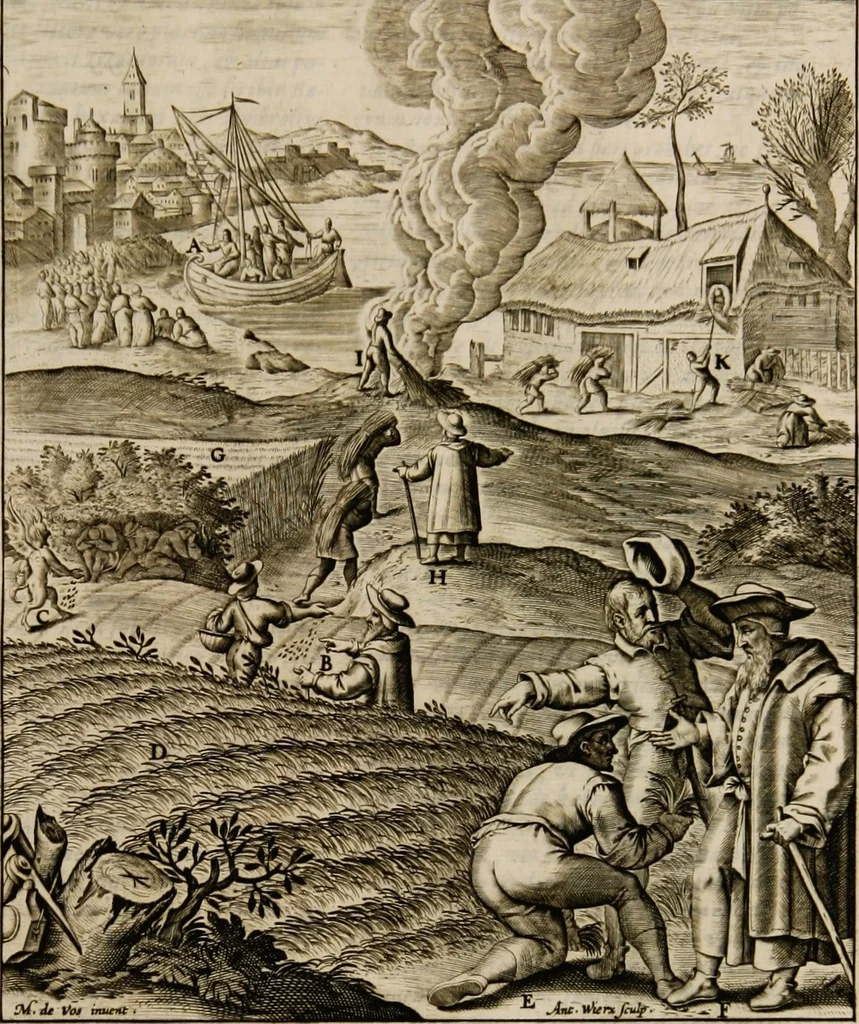 An illustration from Adnotationes et meditationes in Euangelia quae in sacrosancto Missae sacrificio toto anno leguntur: cum eorundem Euangeliorum concordantia, 1607, leaf 109