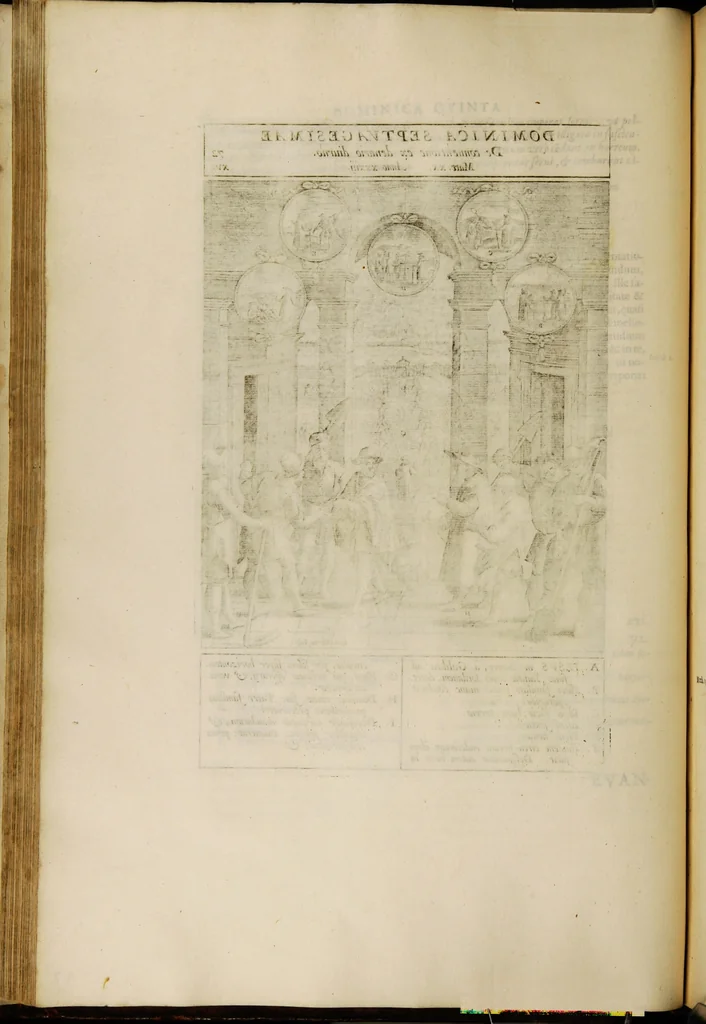 An illustration from Adnotationes et meditationes in Euangelia quae in sacrosancto Missae sacrificio toto anno leguntur: cum eorundem Euangeliorum concordantia, 1607, leaf 114