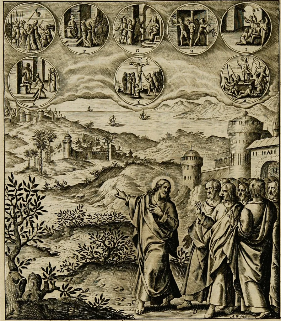 An illustration from Adnotationes et meditationes in Euangelia quae in sacrosancto Missae sacrificio toto anno leguntur: cum eorundem Euangeliorum concordantia, 1607, leaf 126