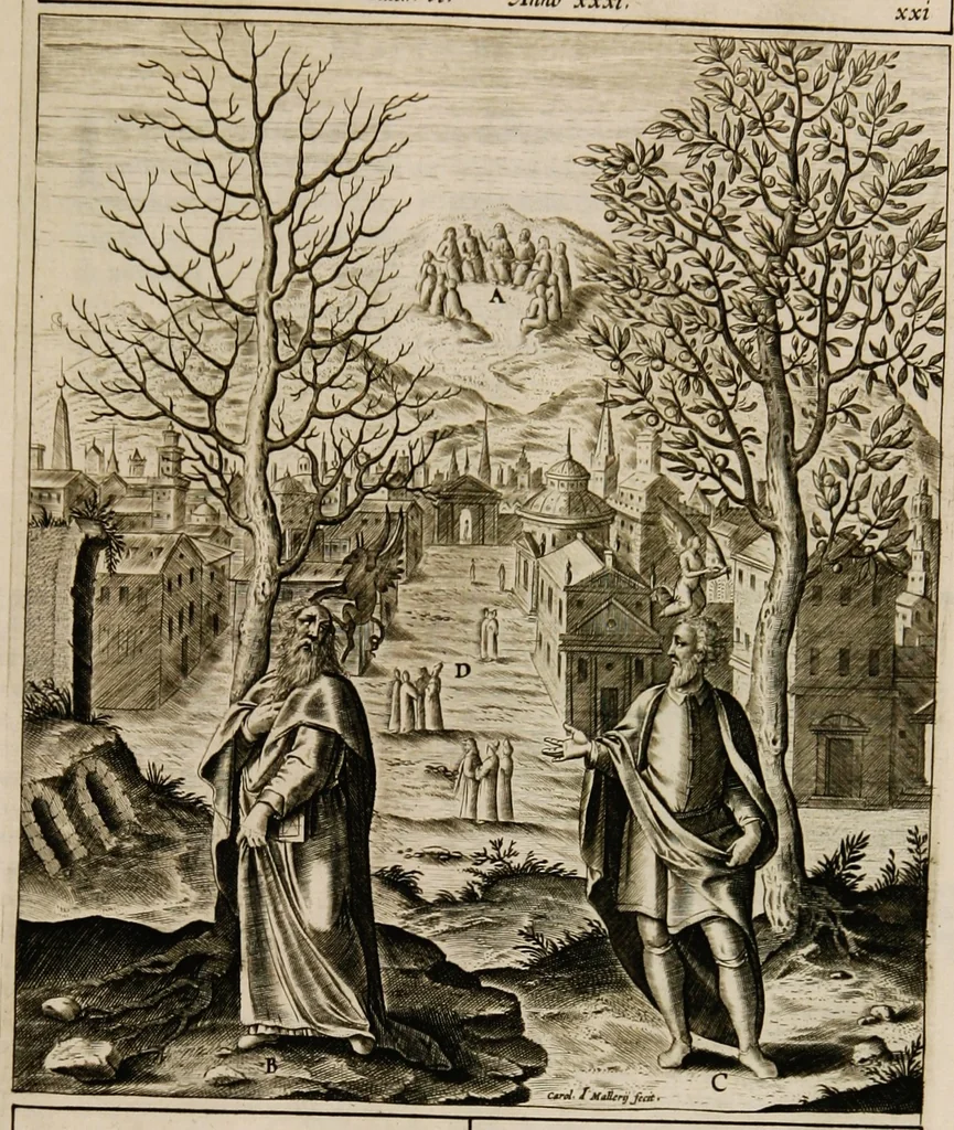 An illustration from Adnotationes et meditationes in Euangelia quae in sacrosancto Missae sacrificio toto anno leguntur: cum eorundem Euangeliorum concordantia, 1607, leaf 141