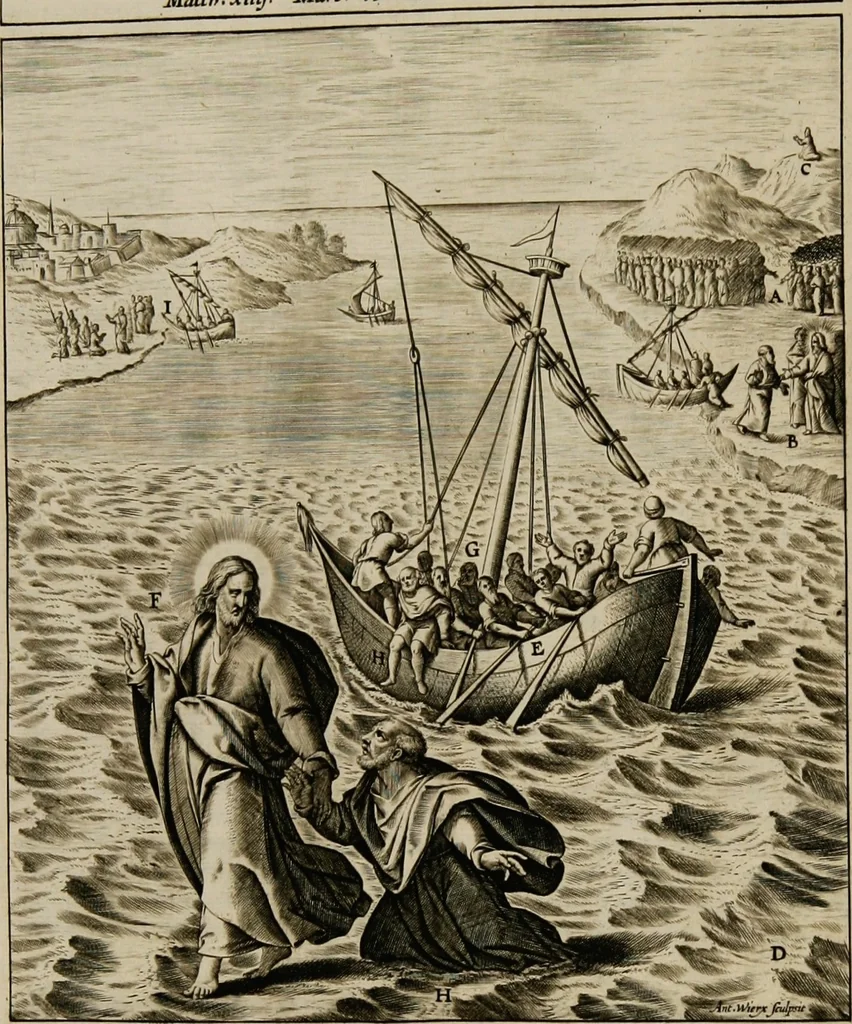 An illustration from Adnotationes et meditationes in Euangelia quae in sacrosancto Missae sacrificio toto anno leguntur: cum eorundem Euangeliorum concordantia, 1607, leaf 154
