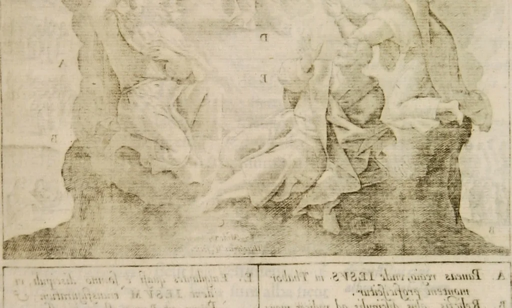 An illustration from Adnotationes et meditationes in Euangelia quae in sacrosancto Missae sacrificio toto anno leguntur: cum eorundem Euangeliorum concordantia, 1607, leaf 195