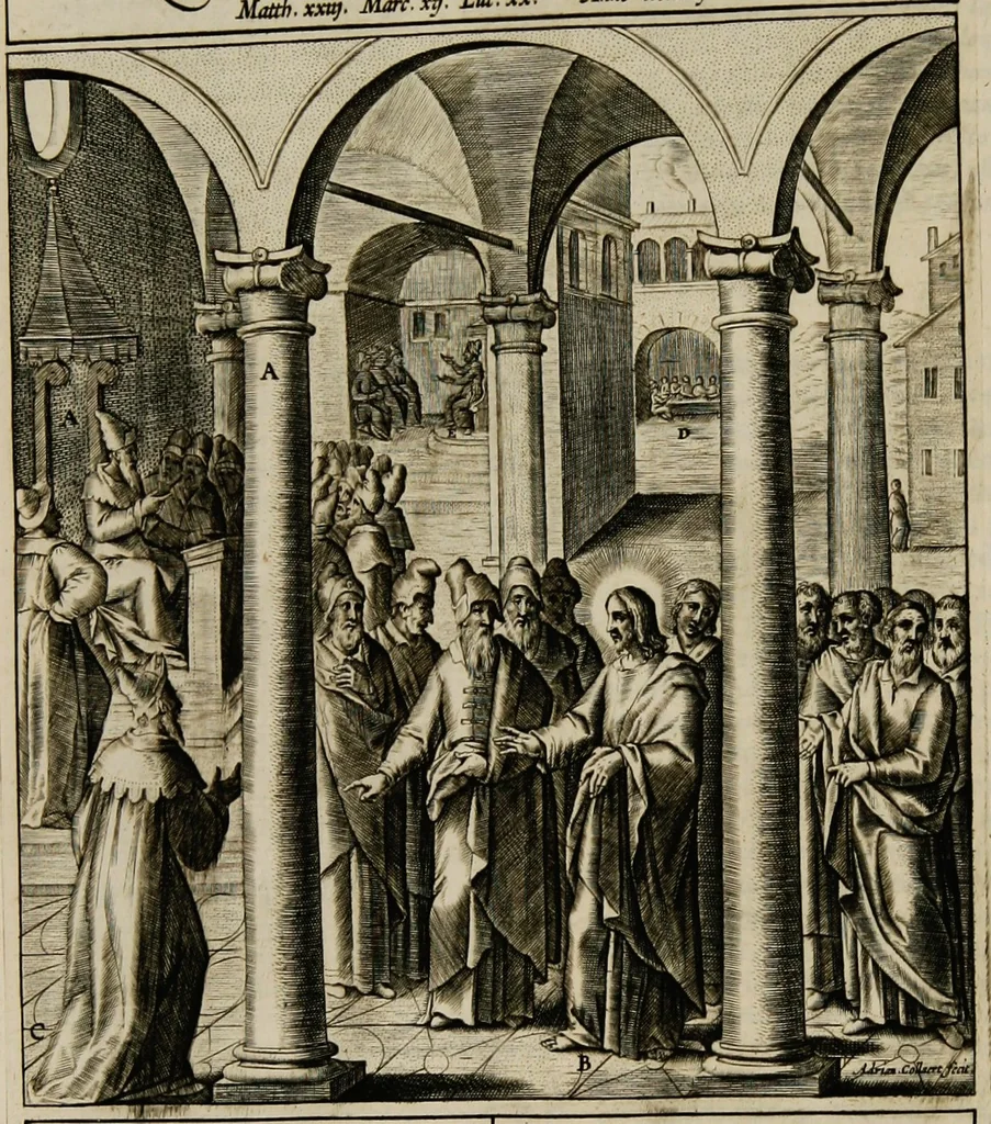 An illustration from Adnotationes et meditationes in Euangelia quae in sacrosancto Missae sacrificio toto anno leguntur: cum eorundem Euangeliorum concordantia, 1607, leaf 206