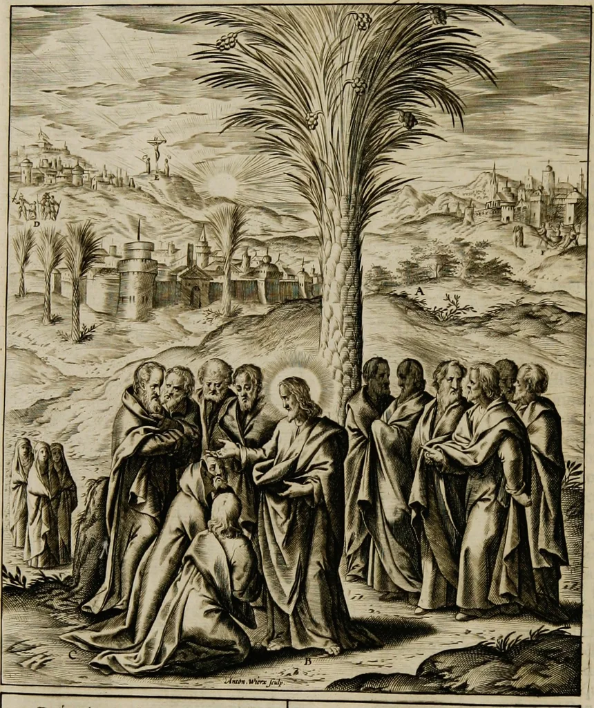 An illustration from Adnotationes et meditationes in Euangelia quae in sacrosancto Missae sacrificio toto anno leguntur: cum eorundem Euangeliorum concordantia, 1607, leaf 212