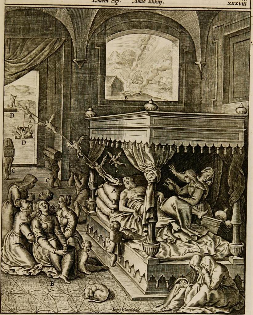 An illustration from Adnotationes et meditationes in Euangelia quae in sacrosancto Missae sacrificio toto anno leguntur: cum eorundem Euangeliorum concordantia, 1607, leaf 221