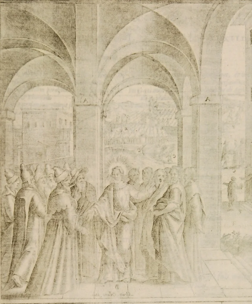 An illustration from Adnotationes et meditationes in Euangelia quae in sacrosancto Missae sacrificio toto anno leguntur: cum eorundem Euangeliorum concordantia, 1607, leaf 225