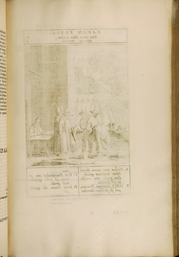 An illustration from Adnotationes et meditationes in Euangelia quae in sacrosancto Missae sacrificio toto anno leguntur: cum eorundem Euangeliorum concordantia, 1607, leaf 231
