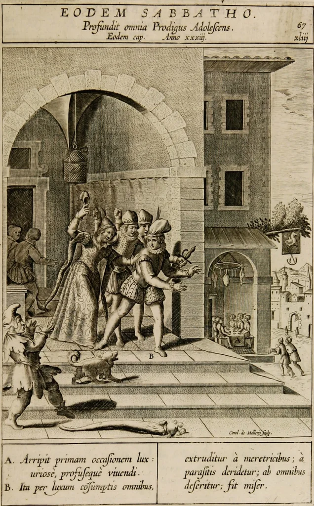 An illustration from Adnotationes et meditationes in Euangelia quae in sacrosancto Missae sacrificio toto anno leguntur: cum eorundem Euangeliorum concordantia, 1607, leaf 239
