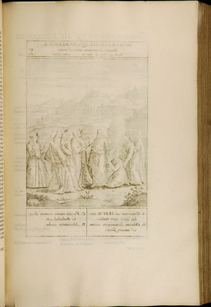An illustration from Adnotationes et meditationes in Euangelia quae in sacrosancto Missae sacrificio toto anno leguntur: cum eorundem Euangeliorum concordantia, 1607, leaf 249