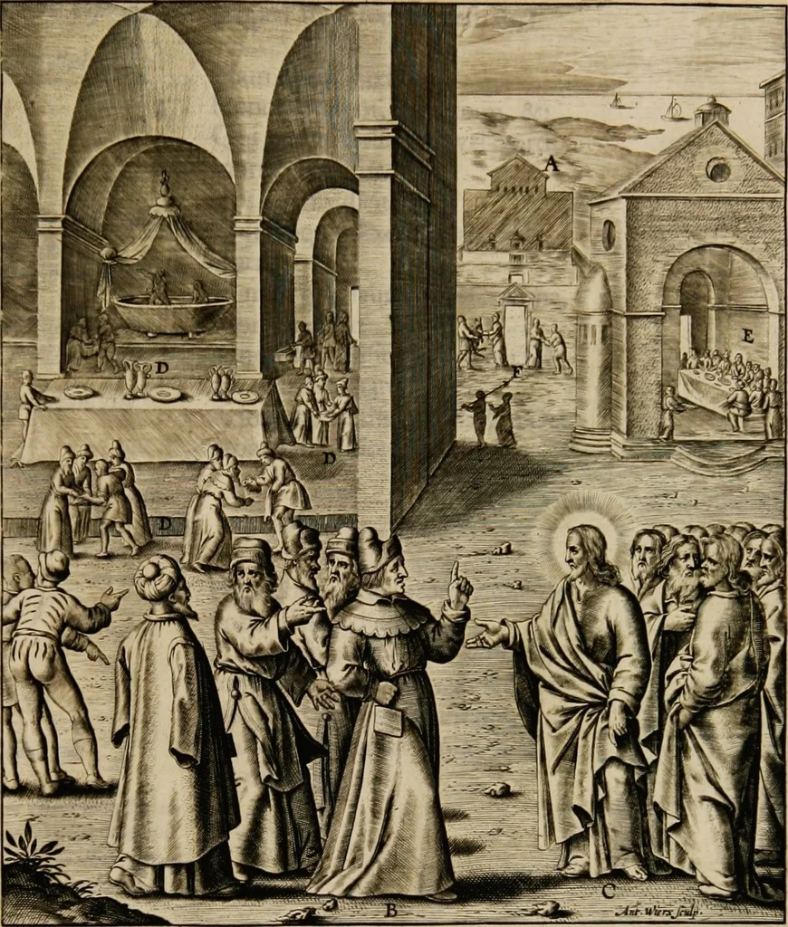An illustration from Adnotationes et meditationes in Euangelia quae in sacrosancto Missae sacrificio toto anno leguntur: cum eorundem Euangeliorum concordantia, 1607, leaf 267