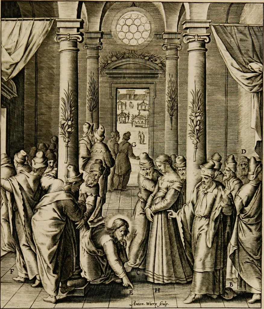 An illustration from Adnotationes et meditationes in Euangelia quae in sacrosancto Missae sacrificio toto anno leguntur: cum eorundem Euangeliorum concordantia, 1607, leaf 289