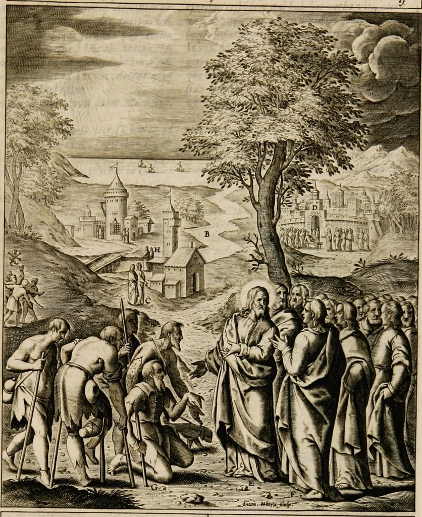 An illustration from Adnotationes et meditationes in Euangelia quae in sacrosancto Missae sacrificio toto anno leguntur: cum eorundem Euangeliorum concordantia, 1607, leaf 29