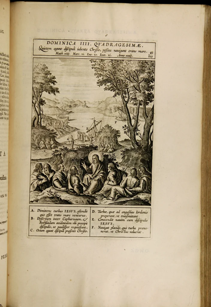 An illustration from Adnotationes et meditationes in Euangelia quae in sacrosancto Missae sacrificio toto anno leguntur: cum eorundem Euangeliorum concordantia, 1607, leaf 293