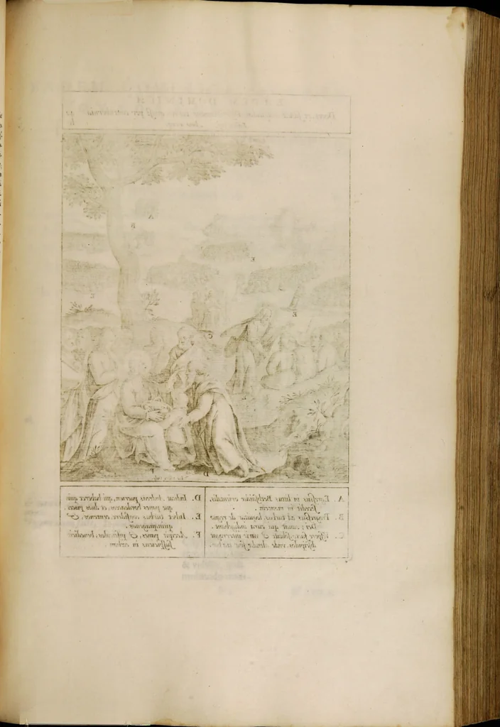 An illustration from Adnotationes et meditationes in Euangelia quae in sacrosancto Missae sacrificio toto anno leguntur: cum eorundem Euangeliorum concordantia, 1607, leaf 297